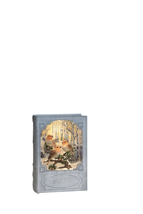 Lykta Vattenfylld Bok LED Konstsmide
